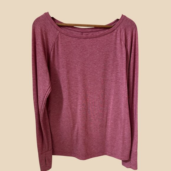 GapFit Breathe T-Shirt Excellent Condition Size Large~Light Burgundy Color - Picture 5 of 6